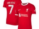 Luis Diaz Liverpool Nike 2023/24 Home Authentic Player Jersey - Red