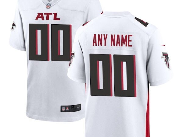 Atlanta Falcons Nike Custom Game Jersey - White