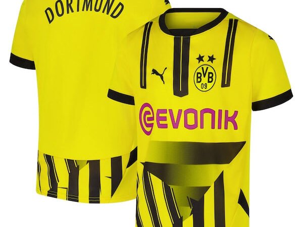 Borussia Dortmund Puma Youth 2024/25 Cup Replica Jersey - Yellow