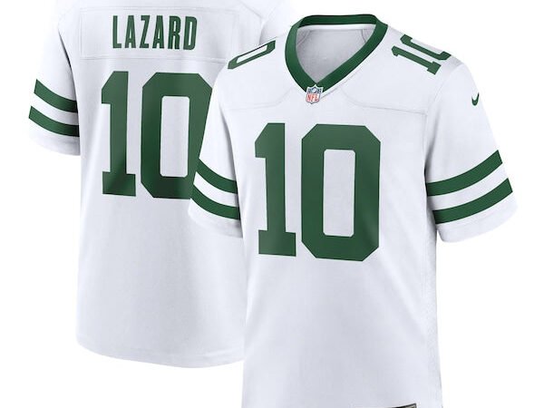 Allen Lazard New York Jets Nike Legacy Player Game Jersey - White