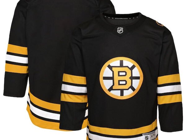 Boston Bruins Toddler Home Replica Jersey - Black