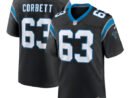 Austin Corbett Carolina Panthers Nike Team Game Jersey - Black