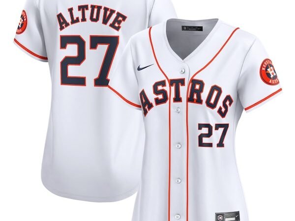 Jose Altuve Houston Astros Nike Women's Home Limited Player Jersey - White