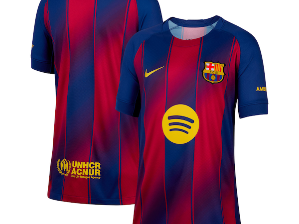 Barcelona Nike Youth 2025/26 Home Replica Jersey - Blue