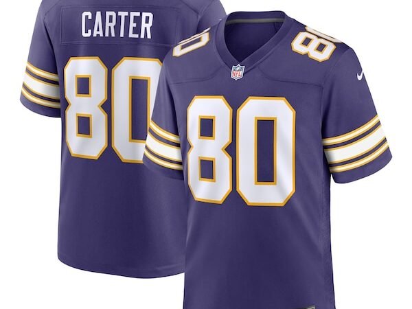 Cris Carter Minnesota Vikings Nike Classic Retired Player Game Jersey - Purple