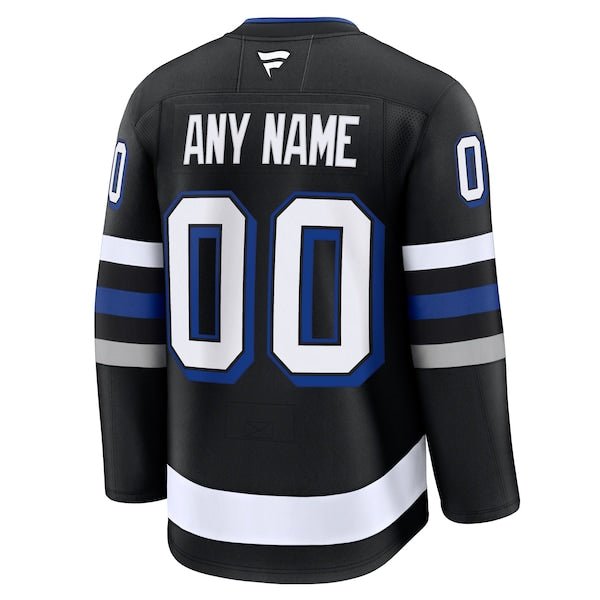 Tampa Bay Lightning Alternate Premium Custom Jersey - Black/Blue/White