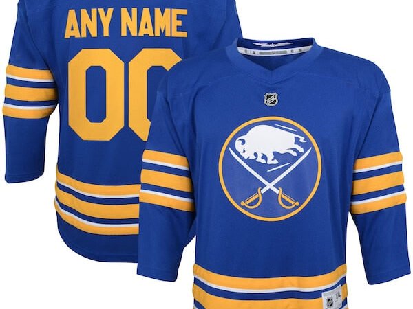 Buffalo Sabres Youth Home Replica Custom Jersey - Blue