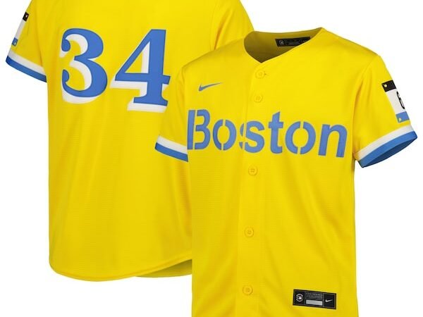 David Ortiz Boston Red Sox Nike Youth City Connect Replica Player Jersey - Gold