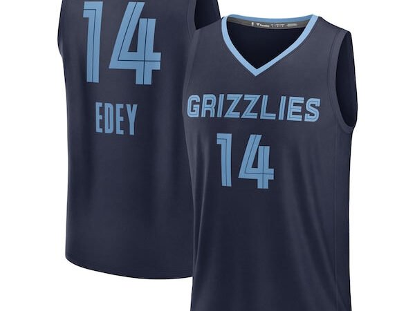 Zach Edey Memphis Grizzlies  Youth 2024 NBA Draft Fast Break Player Jersey - Icon Edition - Navy