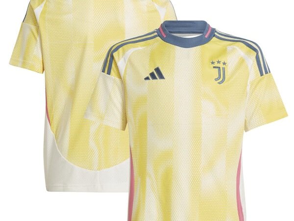 Juventus adidas Youth 2024/25 Away Replica Jersey - Yellow