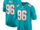Brandon Pili Miami Dolphins Nike  Game Jersey -  Aqua