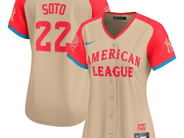 Juan Soto American League Nike Women's 2024 MLB All-Star Game Limited Player Jersey - Cream