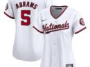 CJ Abrams Washington Nationals Nike Women's Home Limited Player Jersey – White