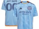 New York City FC adidas Youth 2024 The Interboro Kit Replica Custom Jersey - Light Blue