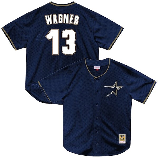 Billy Wagner Houston Astros Authentic Batting Practice Jersey - Navy