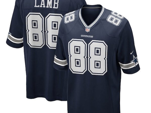 CeeDee Lamb Dallas Cowboys Nike Game Jersey - Navy/White