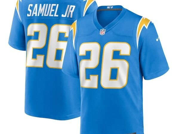 Asante Samuel Jr. Los Angeles Chargers Nike Game Player Jersey - Powder Blue