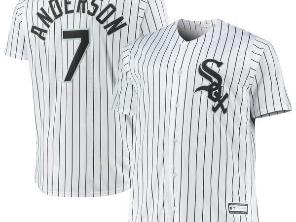 Tim Anderson Chicago White Sox Big & Tall Replica Player Jersey - White