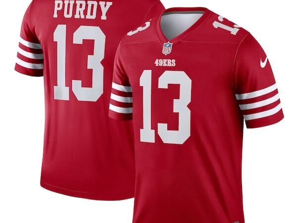 Brock Purdy San Francisco 49ers Nike Team Legend Jersey - Scarlet