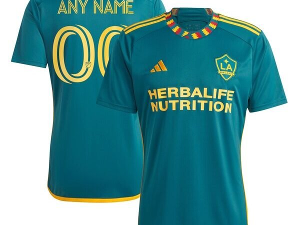 LA Galaxy adidas 2024 LA Kit Replica Custom Jersey - Green