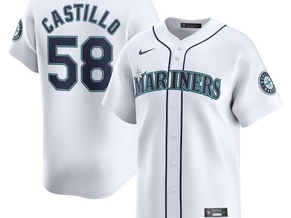 Luis Castillo Seattle Mariners Nike Home Limited Player Jersey - White