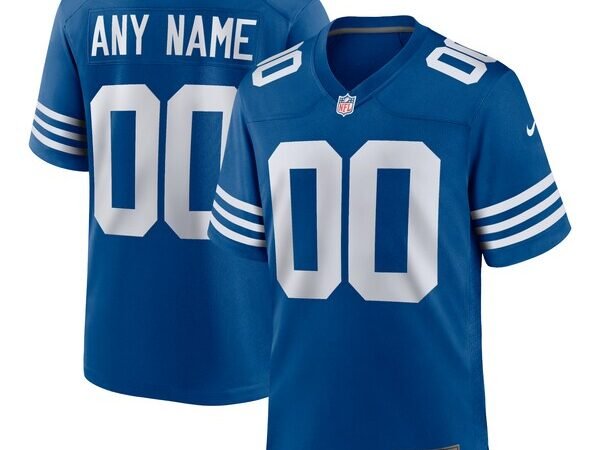 Indianapolis Colts Nike Alternate Custom Jersey - Royal