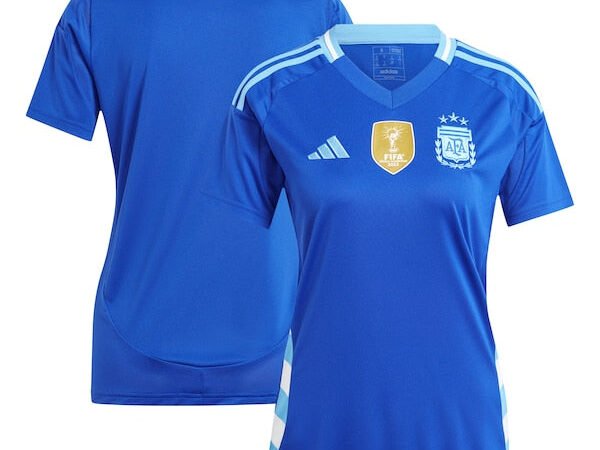 Argentina National Team adidas Women's 2024 Away Replica Jersey - Blue