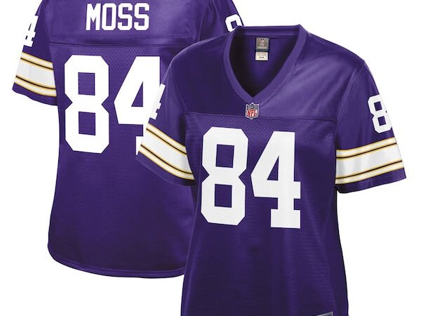 Randy Moss Minnesota Vikings NFL Pro Line Women's Retired Player Replica Jersey - Purple