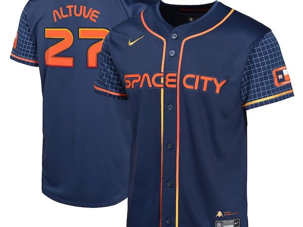 Jose Altuve Houston Astros Nike Youth City Connect Limited Player Jersey - Navy