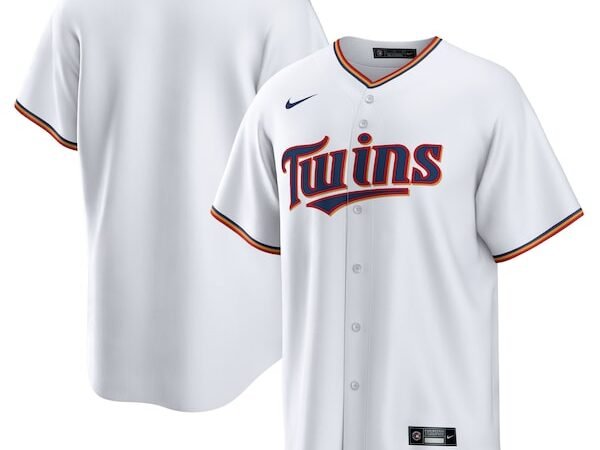 Minnesota Twins Nike Home Blank Replica Jersey - White