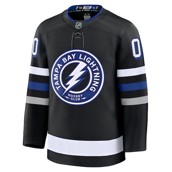 Tampa Bay Lightning Alternate Premium Custom Jersey - Black/Blue/White