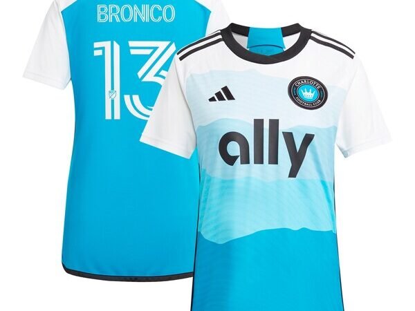 Brandt Bronico Charlotte FC adidas Women's 2024 The Carolina Kit: Explore Replica Player Jersey - Blue