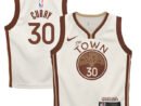 Stephen Curry Golden State Warriors Nike Toddler 2025/26 City Edition Swingman Jersey - Tan