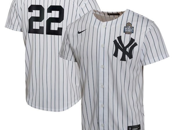 Juan Soto New York Yankees Nike Youth 2024 World Series Home Game Player Jersey - White