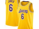 LeBron James Los Angeles Lakers Nike 2021/22 Diamond Swingman Jersey - Icon Edition - Gold