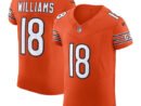 Caleb Williams Chicago Bears Nike Alternate Vapor F.U.S.E. Elite Jersey - Orange/Navy
