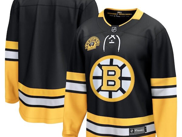 Boston Bruins  100th Anniversary Premier Breakaway Jersey - Black