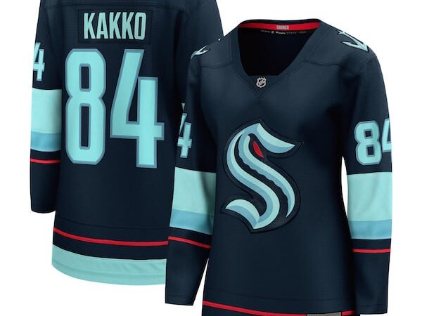 Kaapo Kakko Seattle Kraken  Women's Home Breakaway Player Jersey - Deep Sea Blue