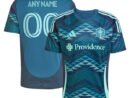 Seattle Sounders FC adidas 2025 The Salish Sea Kit Replica Custom Jersey - Blue