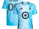 Minnesota United FC adidas 2025 CONVERGENCE Authentic Custom Jersey - Blue