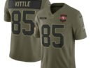 George Kittle San Francisco 49ers Nike 2025 Salute to Service Limited Jersey - Olive