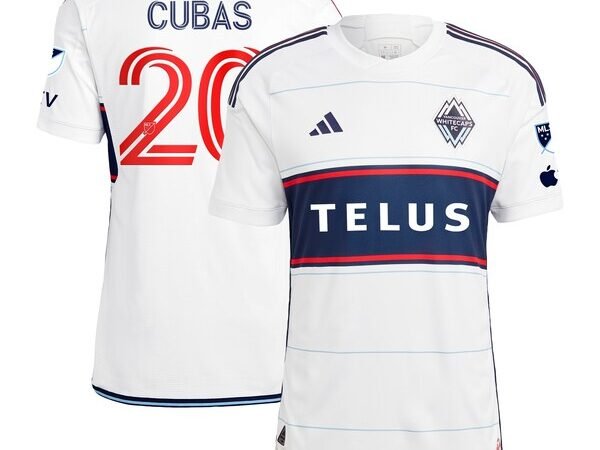 Andrés Cubas Vancouver Whitecaps FC adidas 2024 Bloodlines Authentic Player Jersey - White
