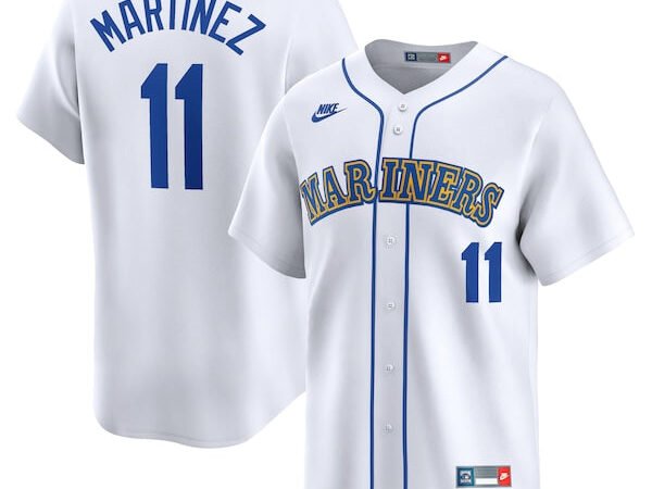 Edgar Martinez Seattle Mariners Nike Throwback Cooperstown Limited Jersey - White