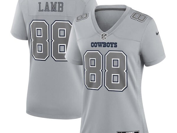 CeeDee Lamb Dallas Cowboys Nike Women's Atmosphere Fashion Game Jersey - Gray