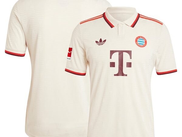 Bayern Munich adidas Originals 2024/25 Third Authentic Jersey - Cream