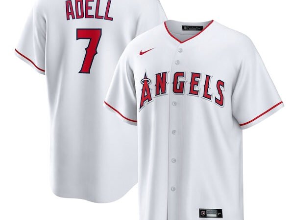 Jo Adell Los Angeles Angels Nike Home Replica Jersey - White