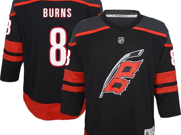 Brent Burns Carolina Hurricanes Youth Home Replica Player Jersey - Black