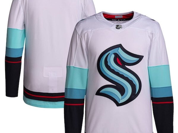 Seattle Kraken adidas Away Primegreen Authentic Jersey - White