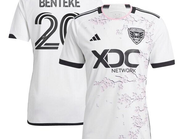 Christian Benteke D.C. United adidas 2024 The Cherry Blossom Kit Replica Player Jersey - White