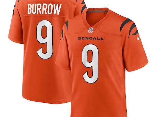 Joe Burrow Cincinnati Bengals Nike Alternate Game Jersey - Orange